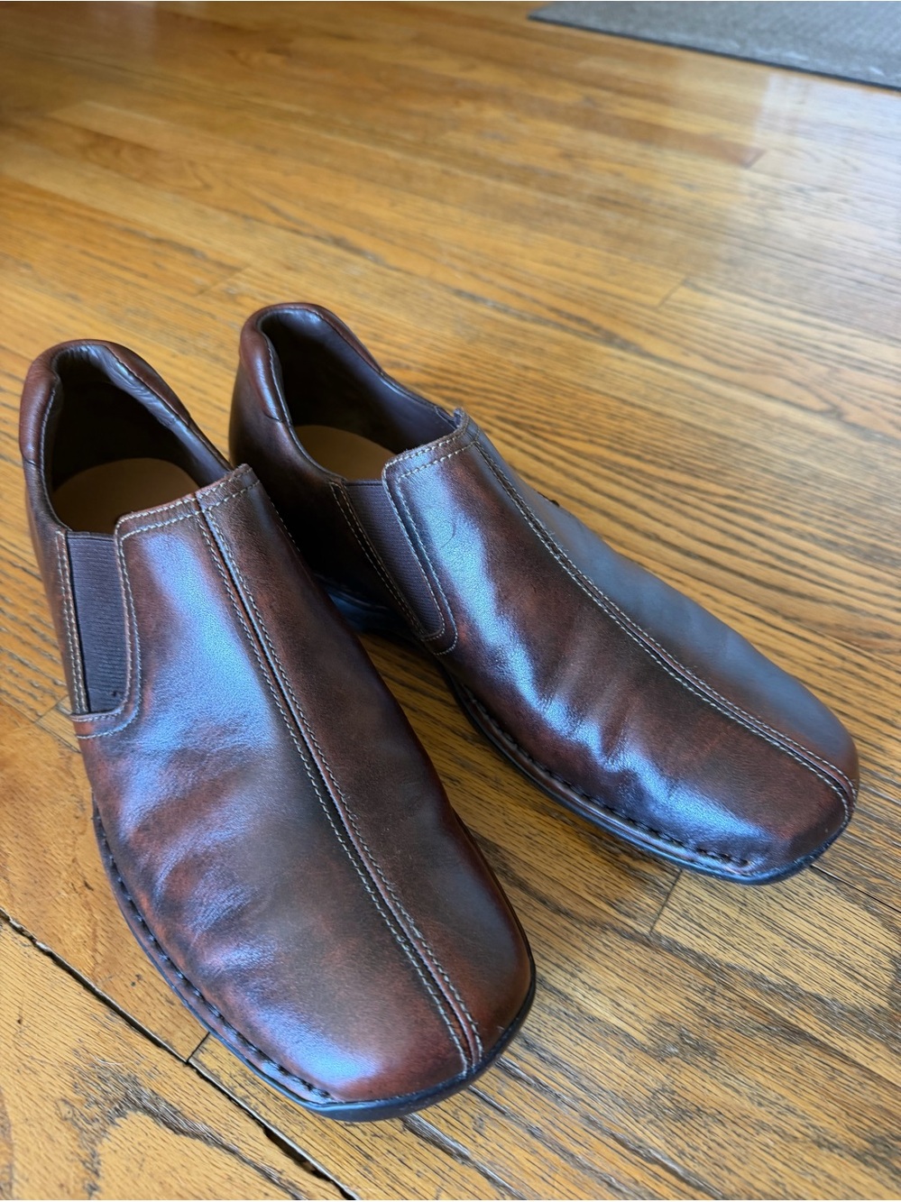 Men's Cole Haan Slip-On Dress Shoes - Brown Leather